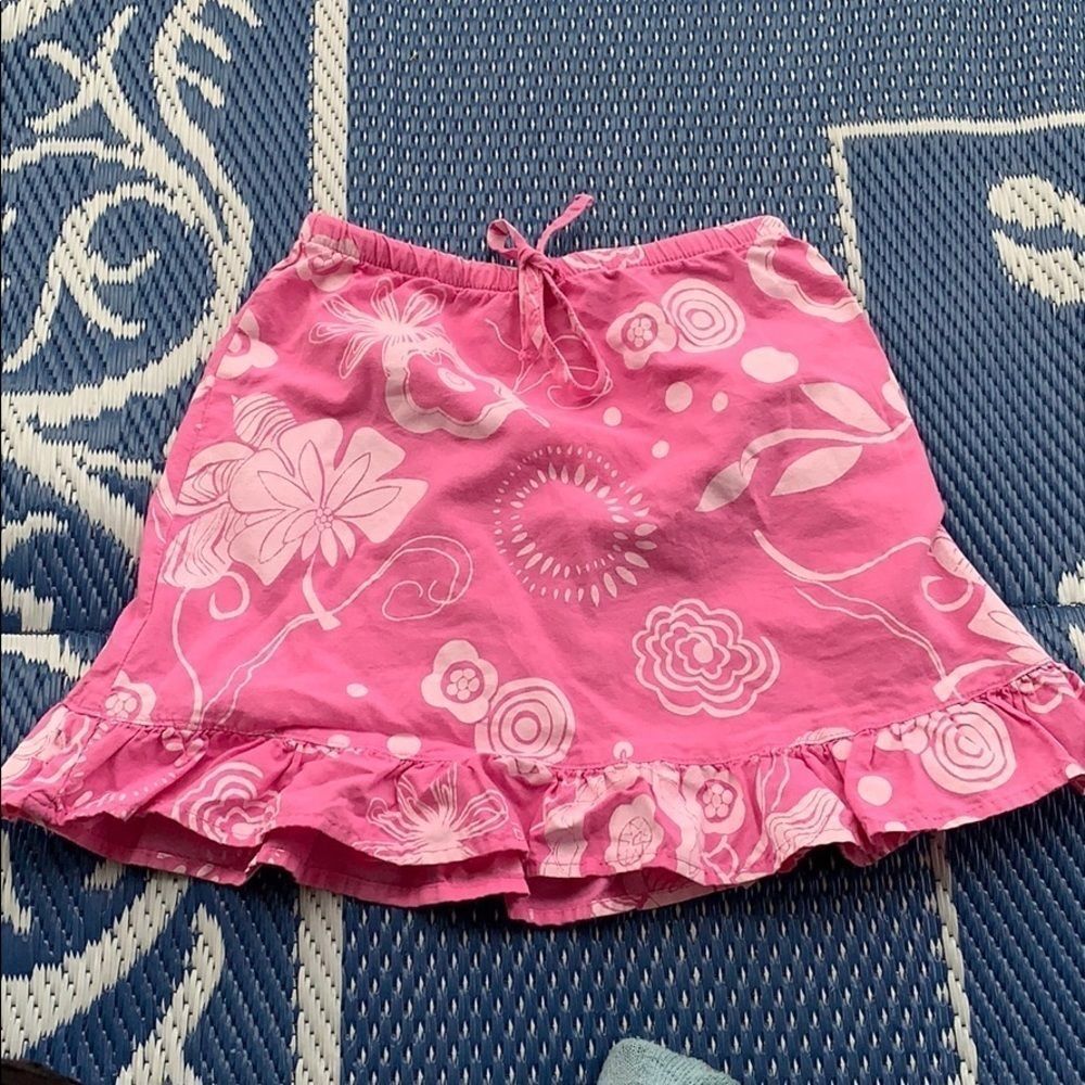 Pink And White Girls skirt 🌺Size 6